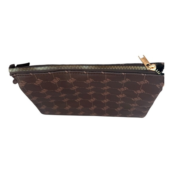 Nicole Miller Brown and Gold Crossbody Bag - Picture 6 of 8